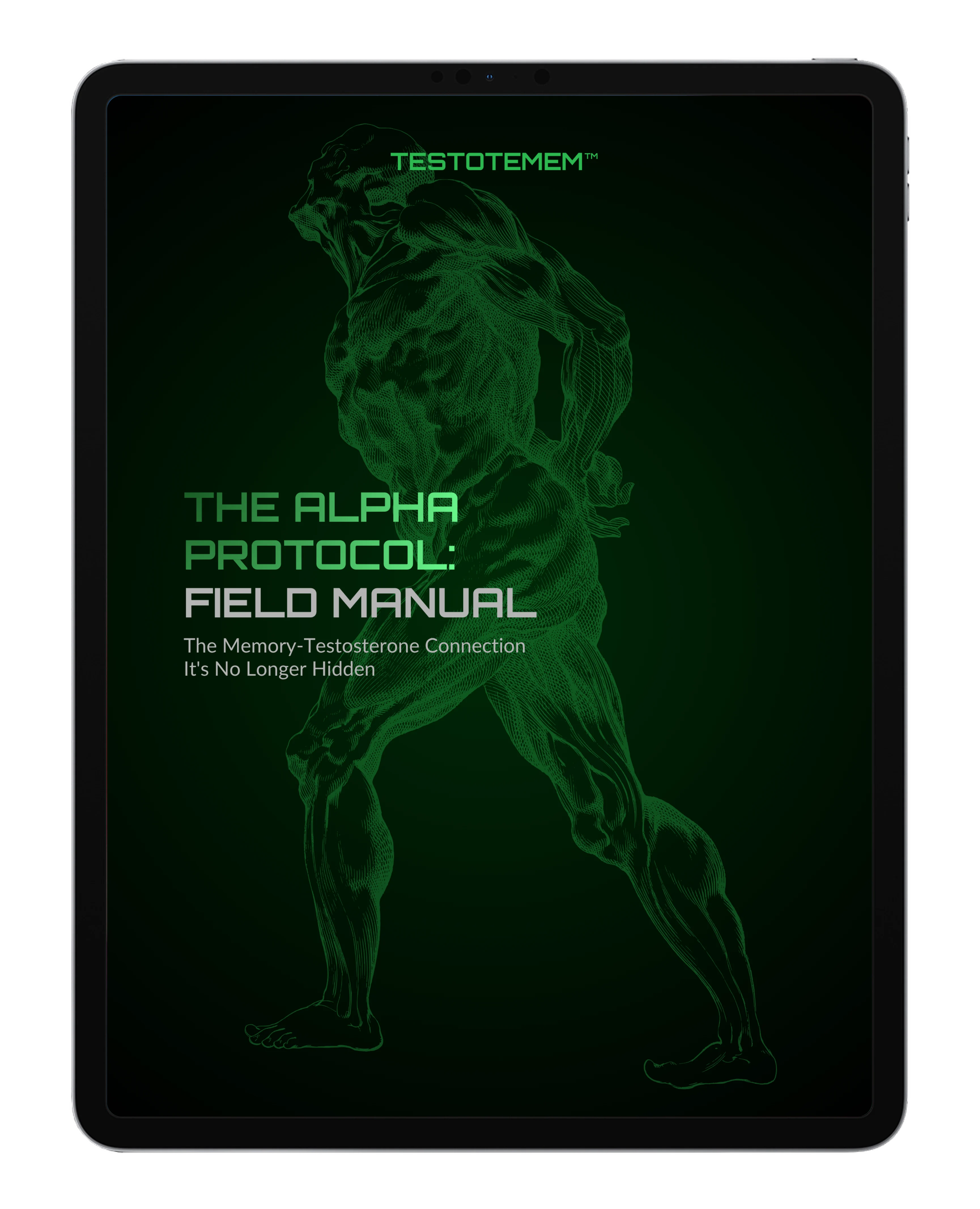 The Alpha Protocol: Field Manual ebook on a tablet